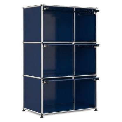 USM Haller Highboard 1x3 stahlblau