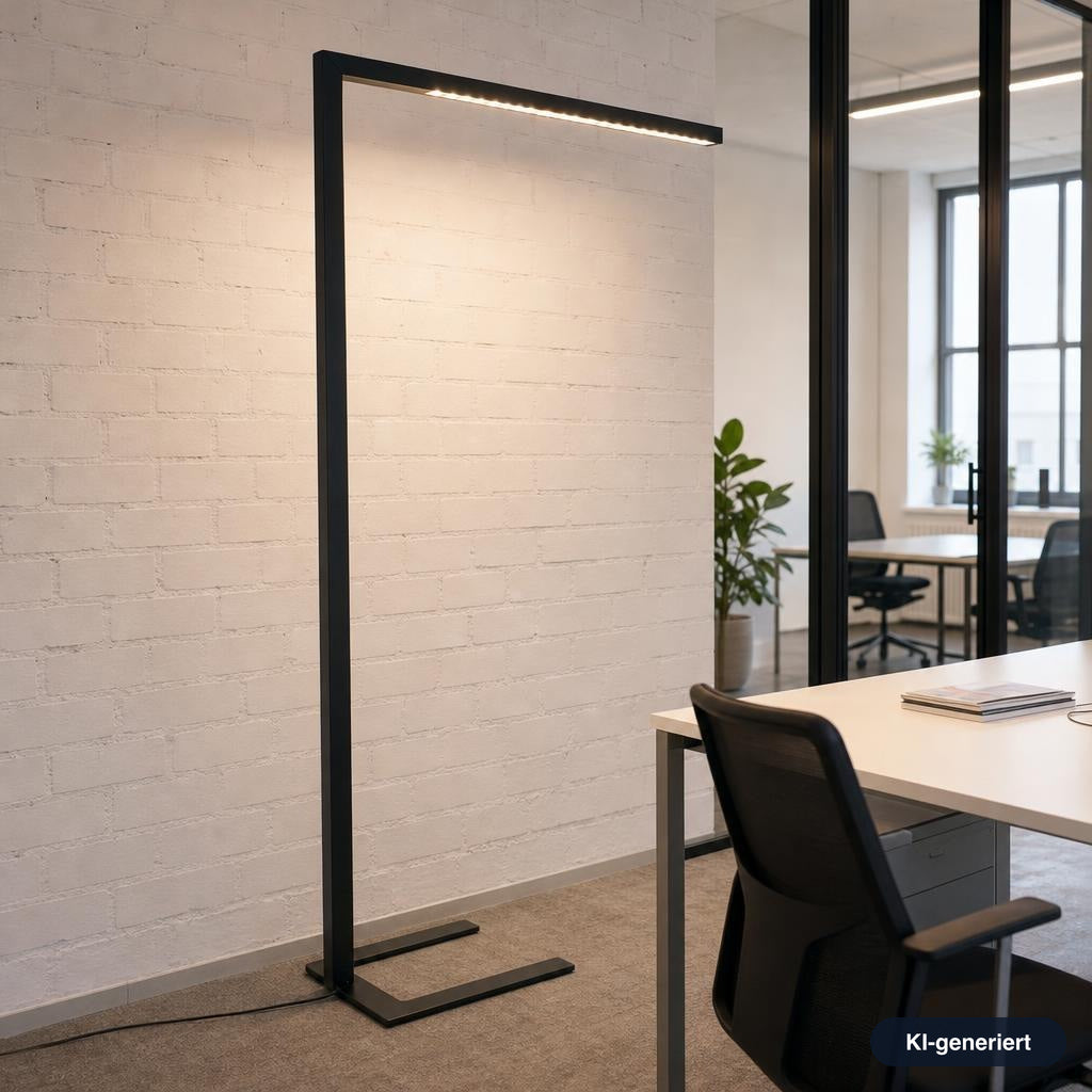 Artemide Econ Office Floor L schwarz