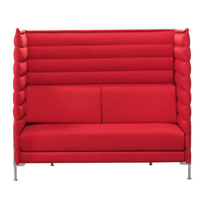 Vitra Alcove Highback 2-Sitzer Sofa rot