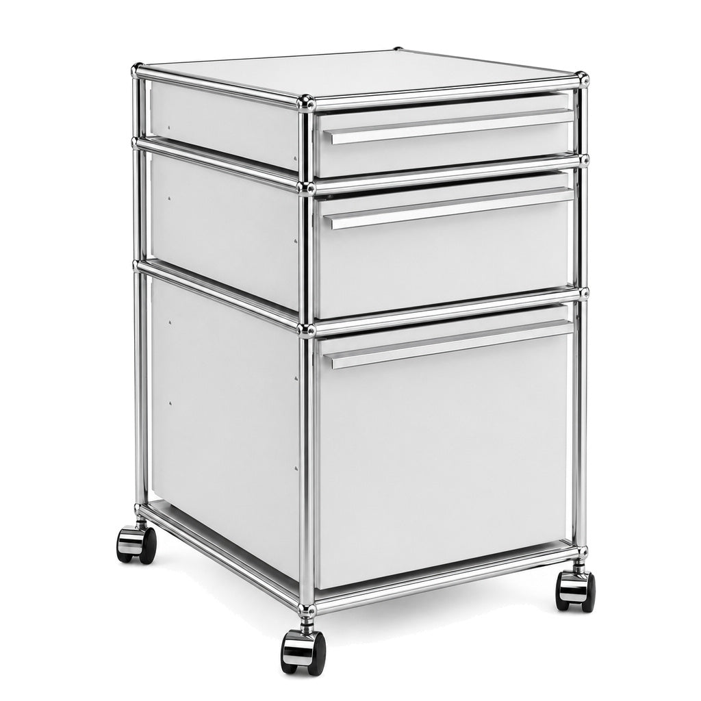 USM Haller Rollcontainer 3 Schubladen lichtgrau