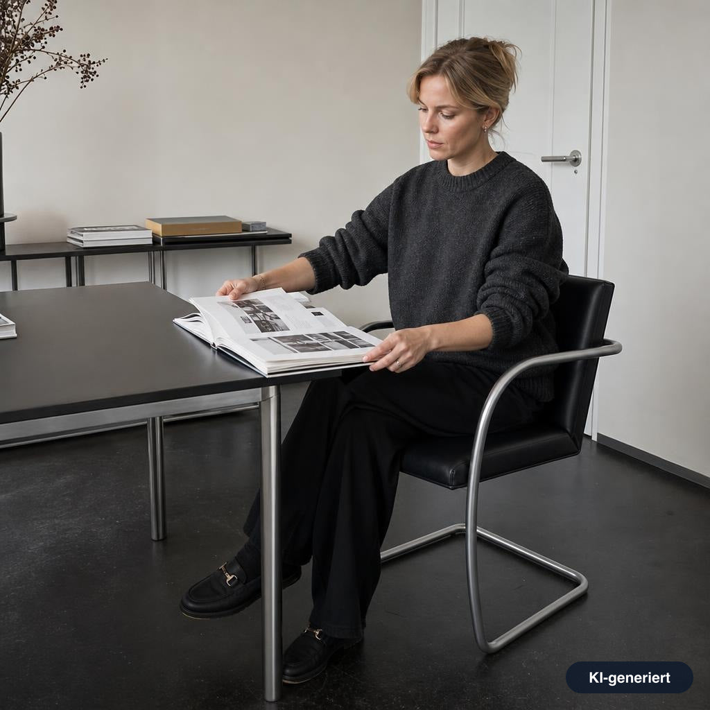 Walter Knoll Brno Armlehnstuhl Rundrohr