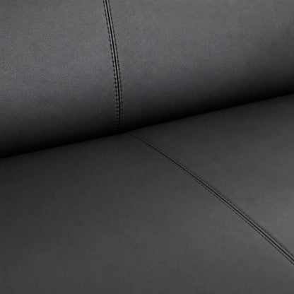 COR Quant Sofa 2-Sitzer Leder schwarz