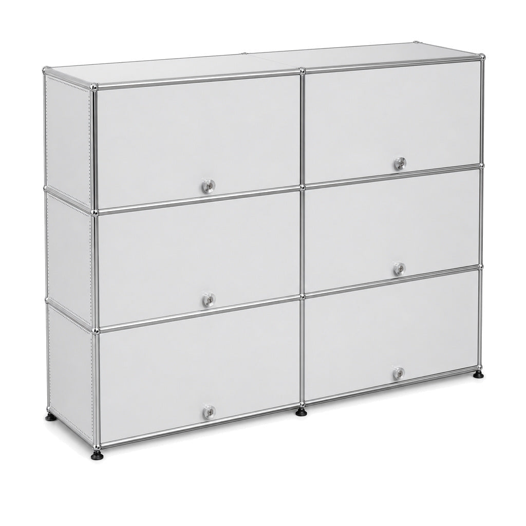 USM Haller Highboard 2x3 Lichtgrau