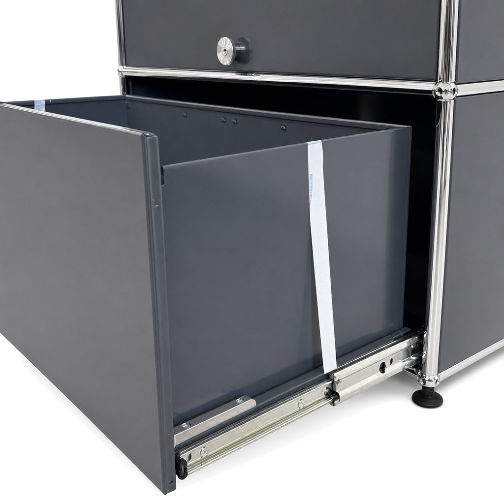 USM Haller Sideboard 1x2 anthrazit