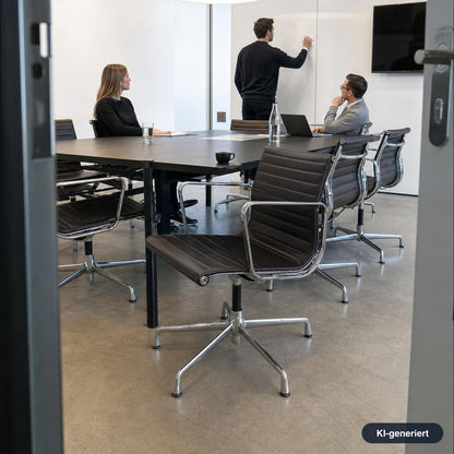 Vitra EA 108 Leder braun