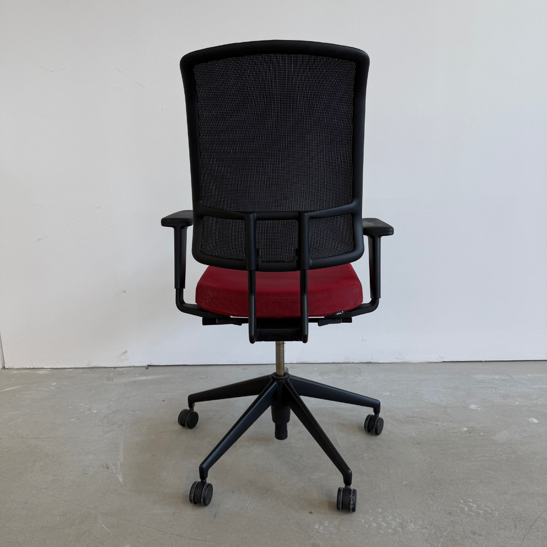 Vitra AM Chair schwarz/rot