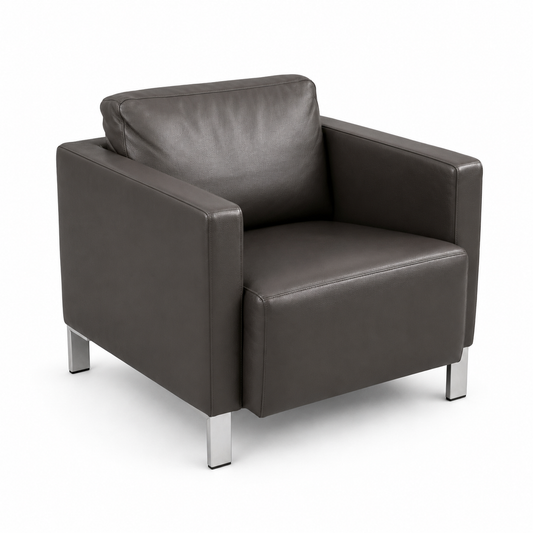 Walter Knoll Ledersessel Foster 500 dunkelbraun [AKTION -700€]