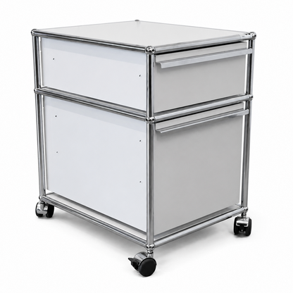 USM Haller Rollcontainer Lichtgrau (2 Auszüge)