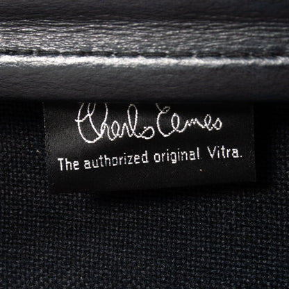 Vitra EA 217 Leder schwarz Alu