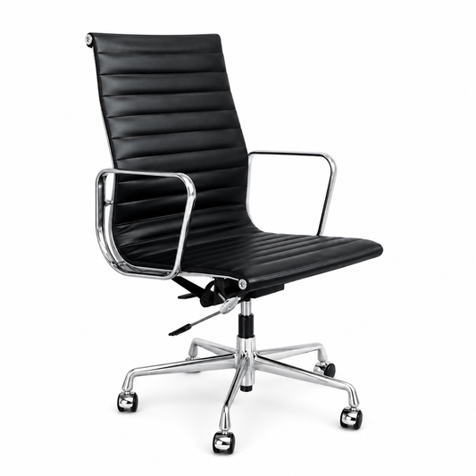 Vitra EA 119 Leder dunkelbraun