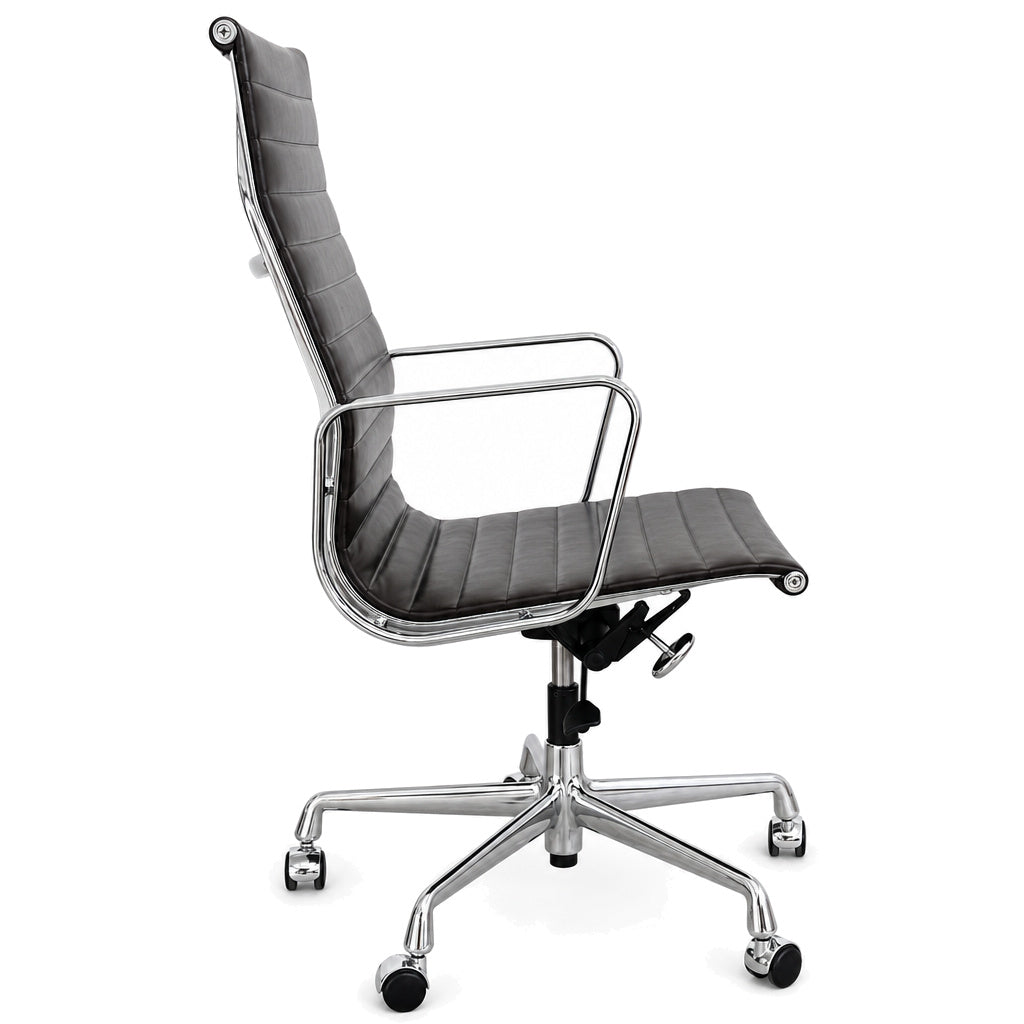 Vitra EA 119 Leder dunkelbraun