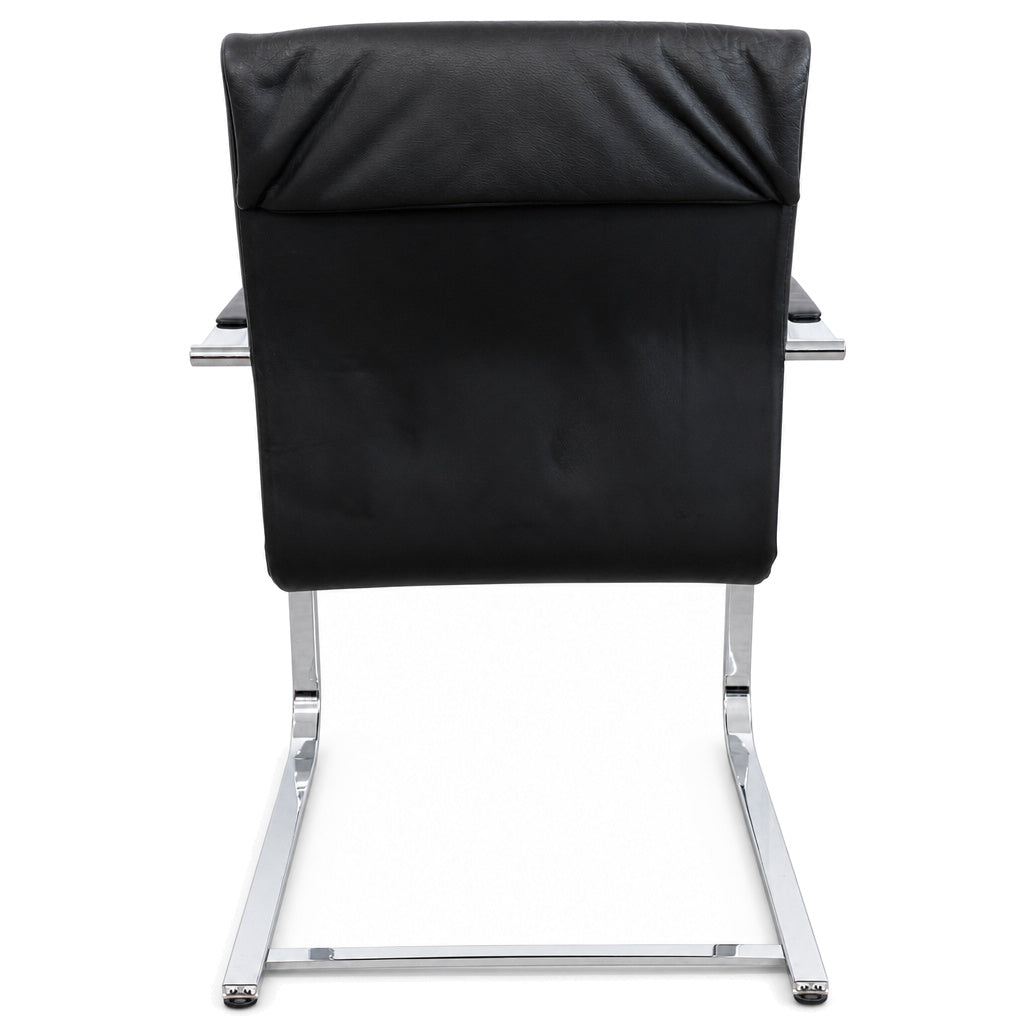 SITAG Freischwinger Leder schwarz