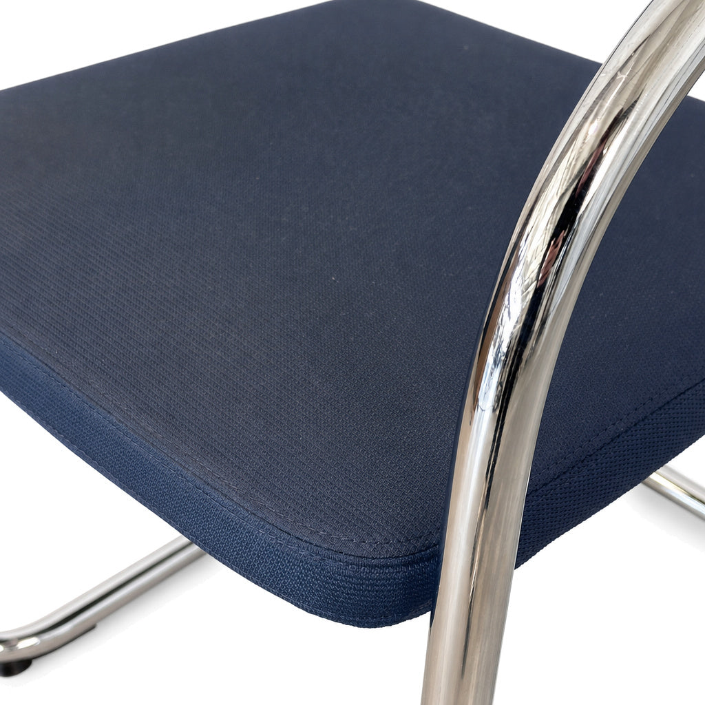 Vitra Visavis 2 dunkelblau / schwarz