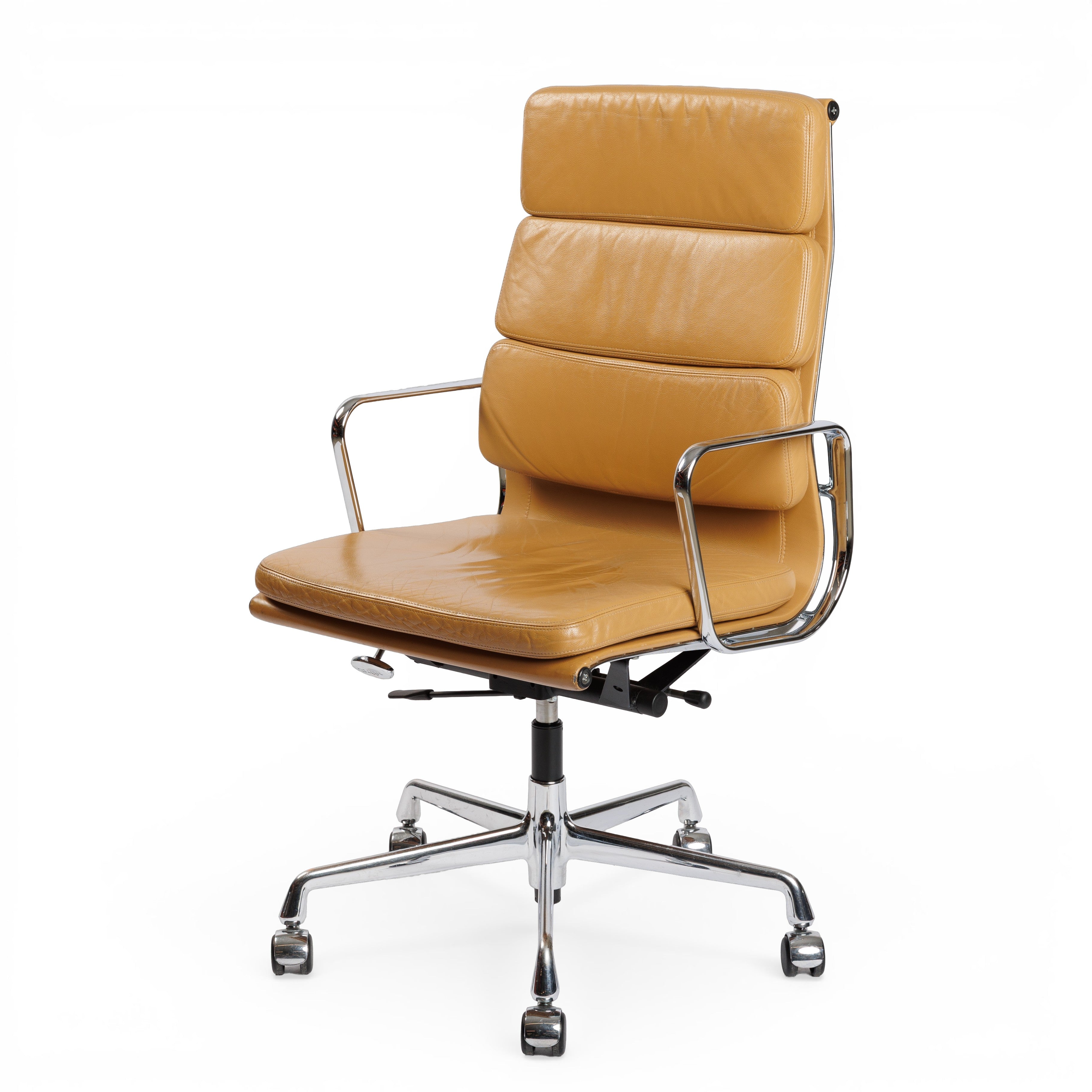 Vitra EA 219 Leder Cognac