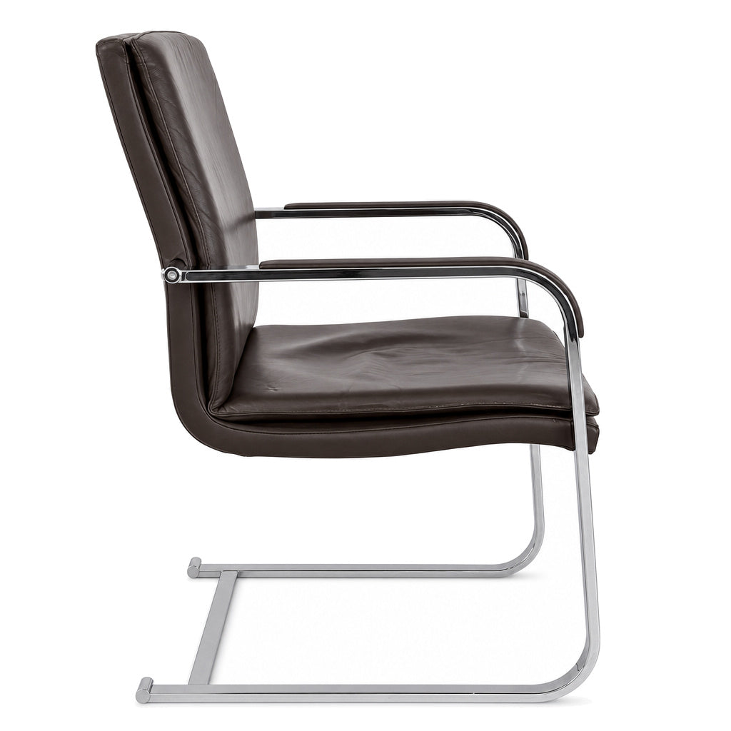 SITAG Freischwinger Leder braun