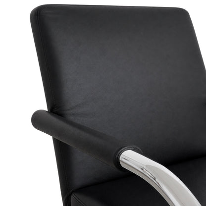 Vitra Visa Lounge Leder schwarz