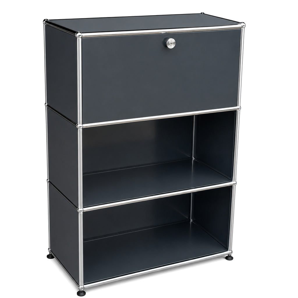 USM Haller 1x3 Highboard anthrazitgrau