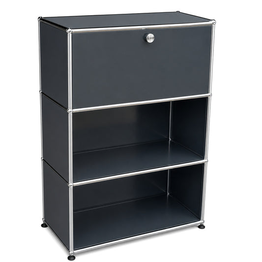 USM Haller 1x3 Highboard anthrazitgrau