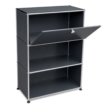 USM Haller 1x3 Highboard anthrazitgrau