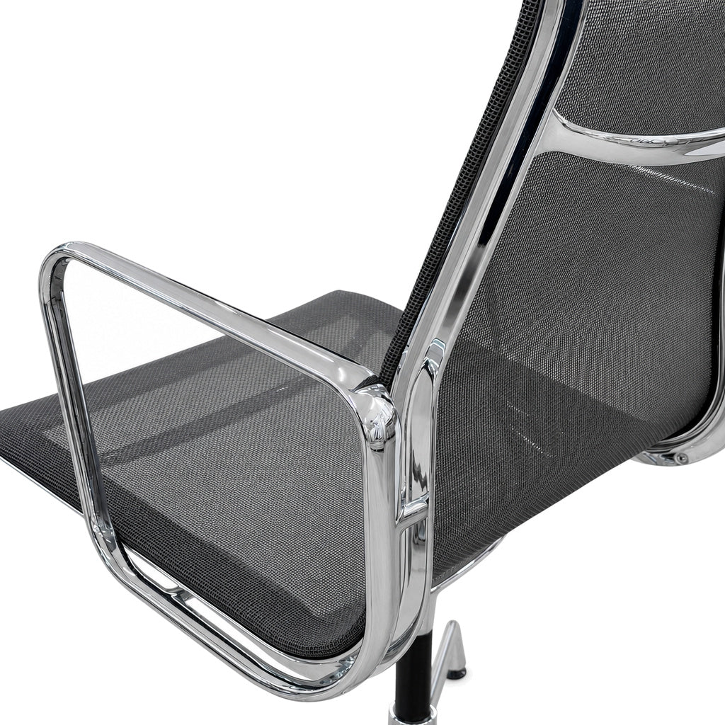 Vitra EA 112 Netz anthrazit Chrom