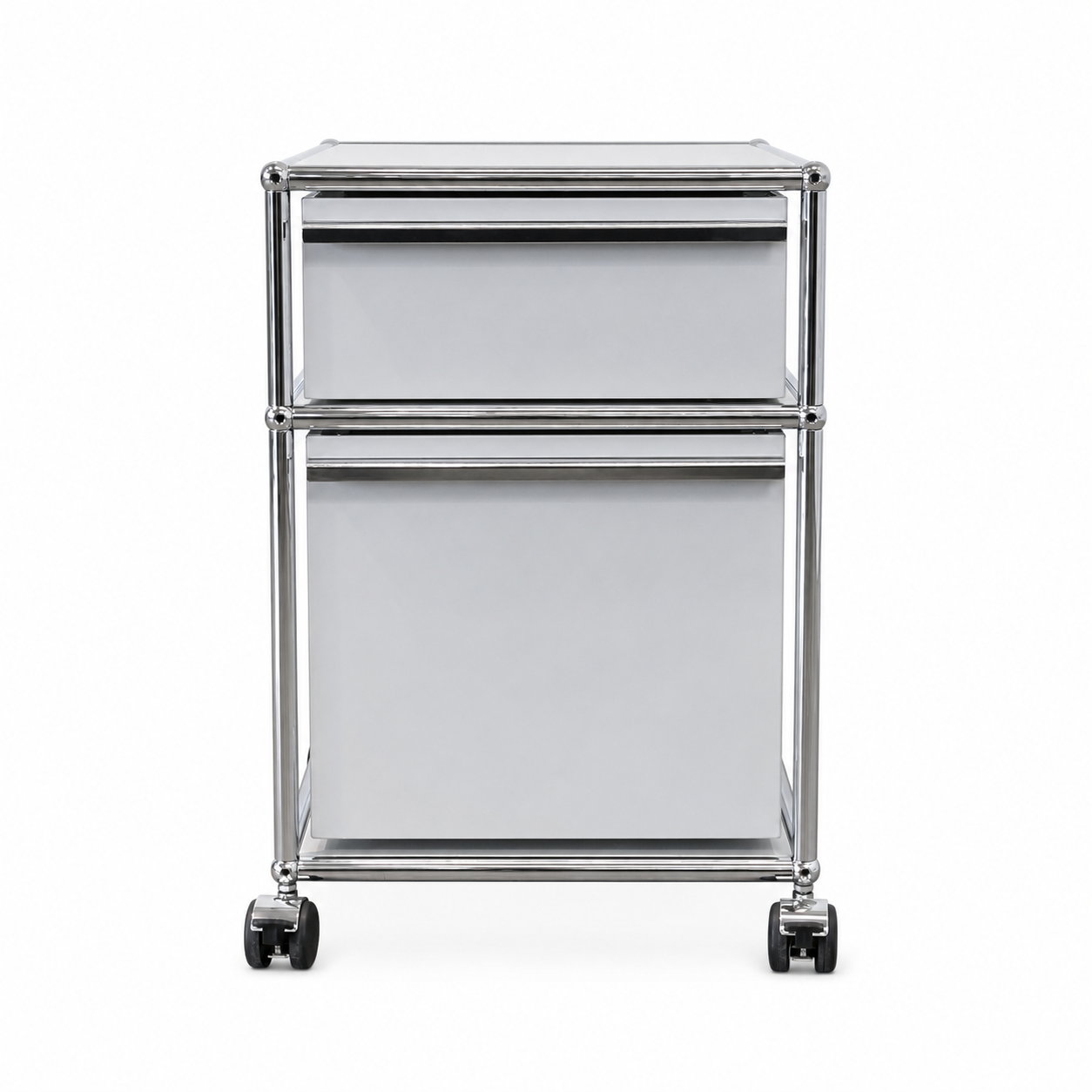 USM Haller Rollcontainer Lichtgrau (2 Auszüge)