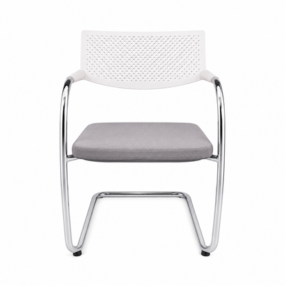 Vitra Visavis 2 grau/weiß
