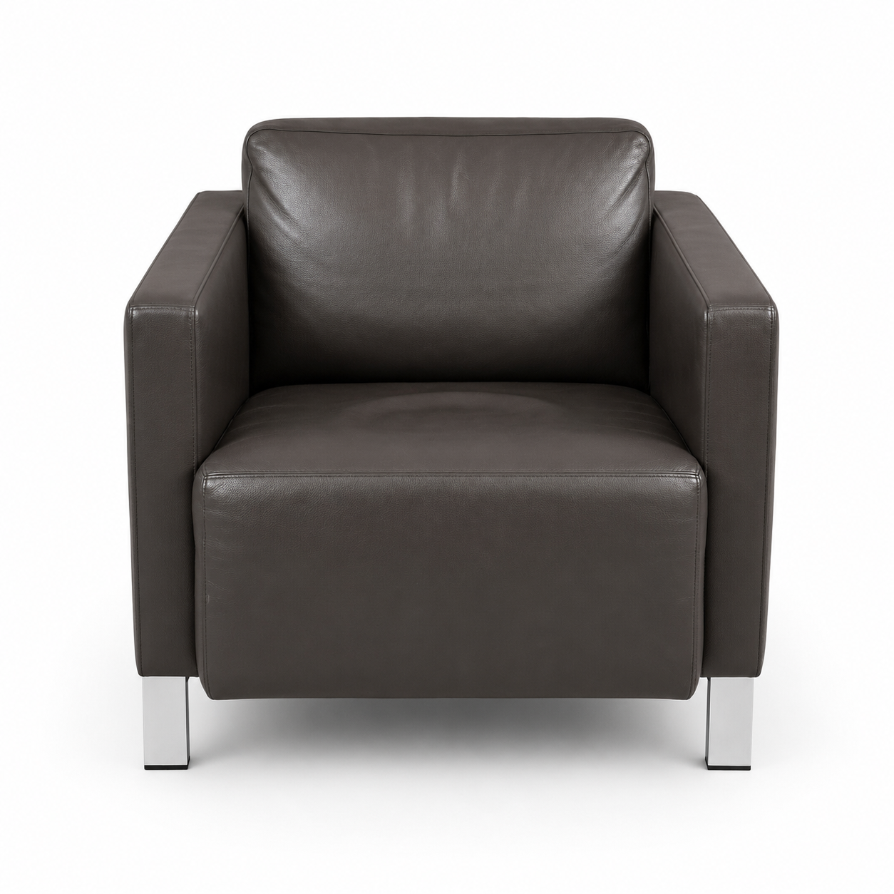 Walter Knoll Ledersessel Foster 500 dunkelbraun [AKTION -500€]