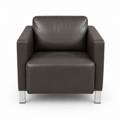 Walter Knoll Ledersessel Foster 500 dunkelbraun [AKTION -500€]