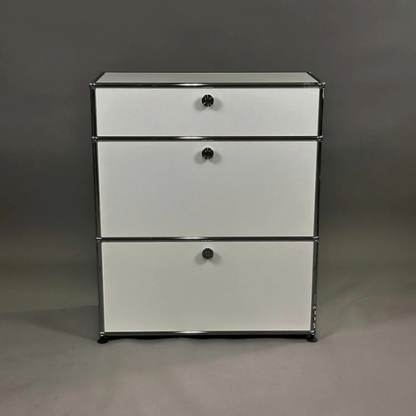 USM Haller Highboard 1x3 lichtgrau 3 Klappen