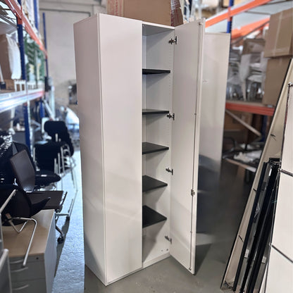 Steelcase Klapptürenschrank 6OH weiß
