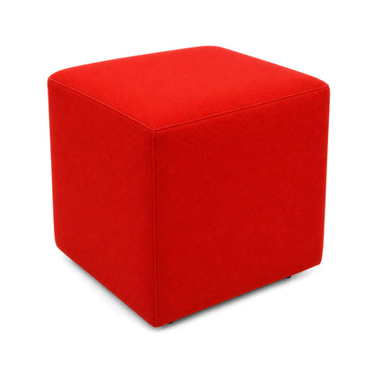 Svoboda Cube Sitzhocker Stoff 45x45x45cm Rot