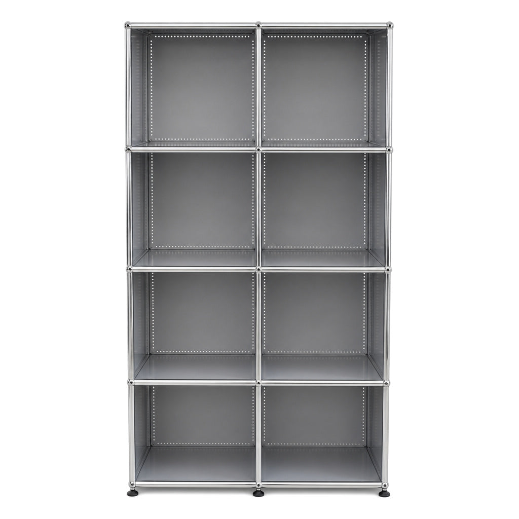USM Haller Highboard 2x4 Mattsilber
