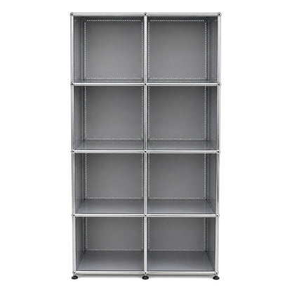 USM Haller Highboard 2x4 Mattsilber