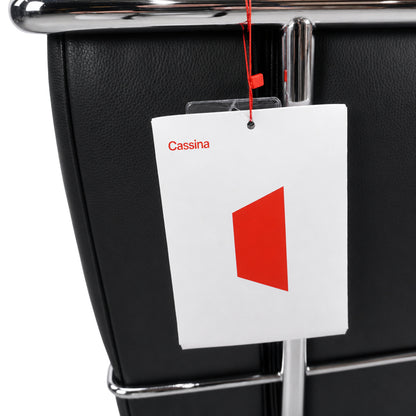 Cassina LC2 Sessel Leder extra schwarz