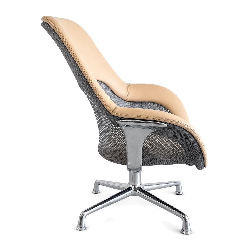 Coalesse SW_1 Lounge & Conference Chair Leder