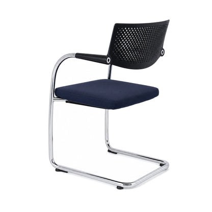 Vitra Visavis 2 dunkelblau / schwarz