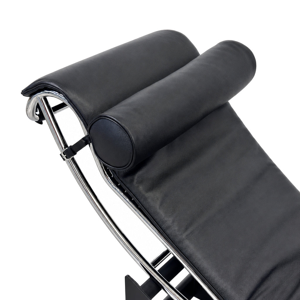 Cassina LC4 Chaiselongue Liege Leder schwarz