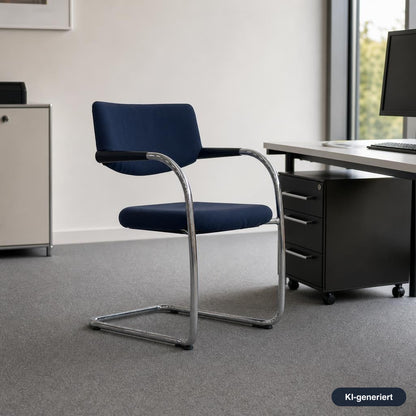 Vitra Visavis Softback dunkelblau