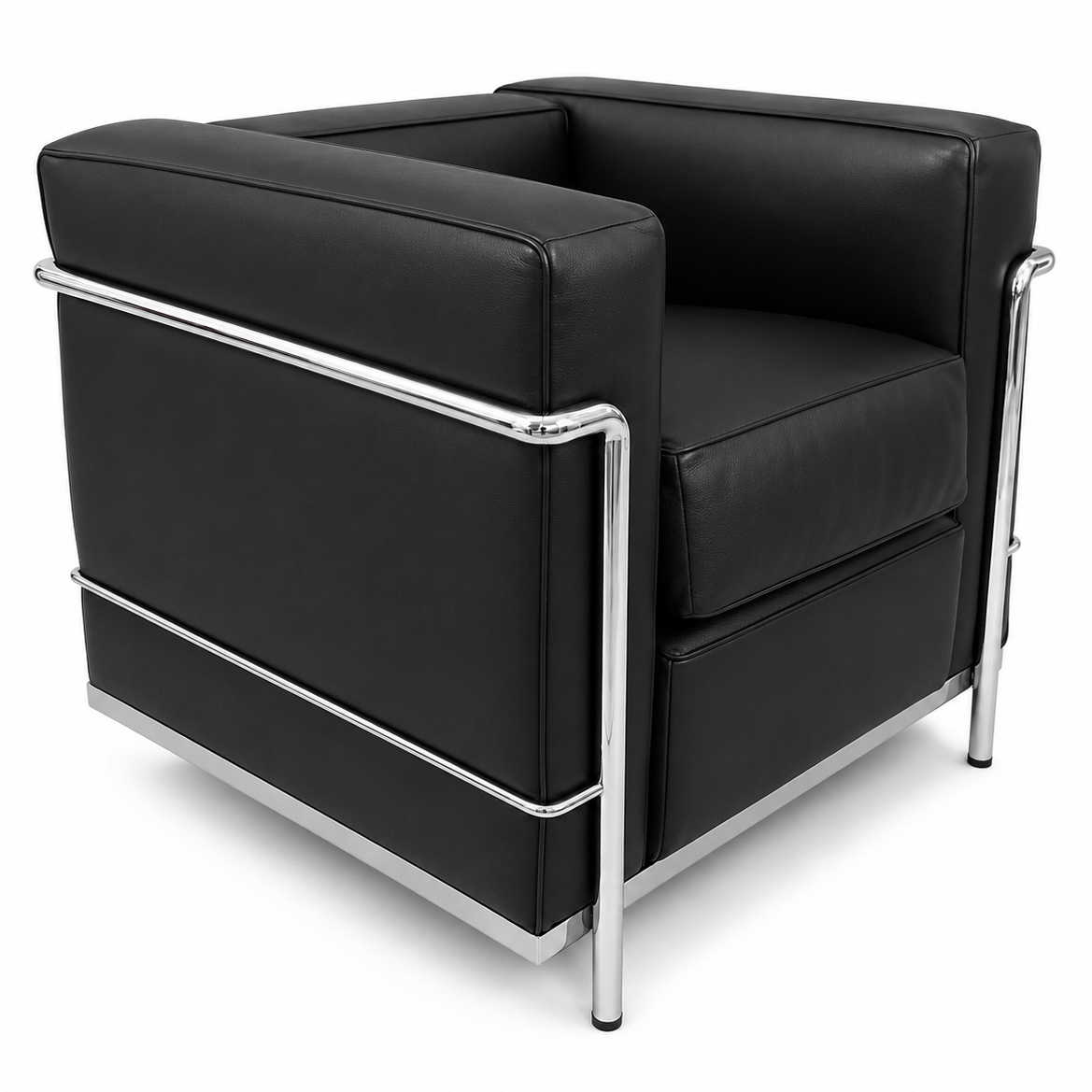 Cassina LC2 Sessel Leder schwarz