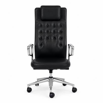 Vitra ID Trim L Leder schwarz