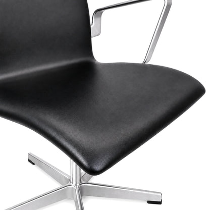 Fritz Hansen Oxford Leder schwarz