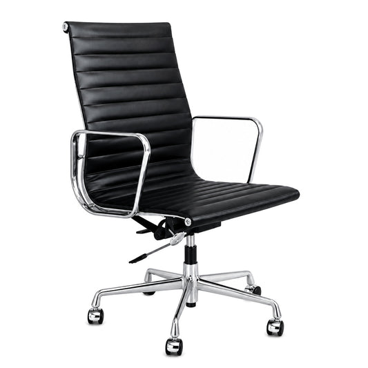 Vitra EA 119 Leder dunkelbraun