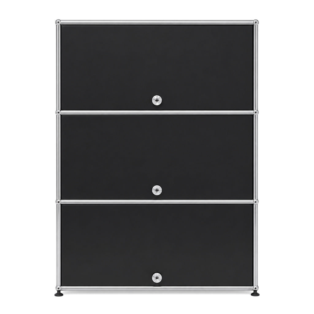 USM Haller Highboard 1x3 Schwarz