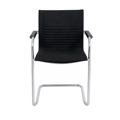 Walter Knoll Art Collection Freischwinger Stoff schwarz
