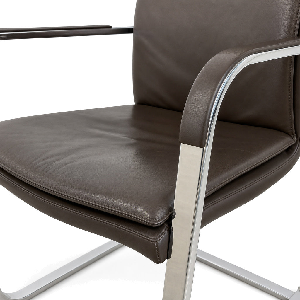 SITAG Freischwinger Leder braun