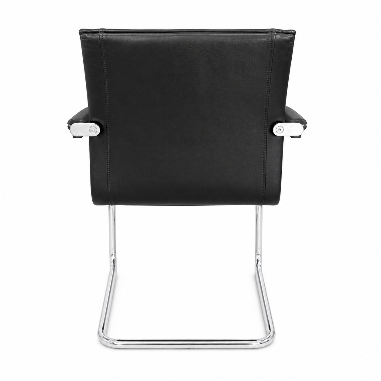 Walter Knoll Art Collection Freischwinger Leder schwarz