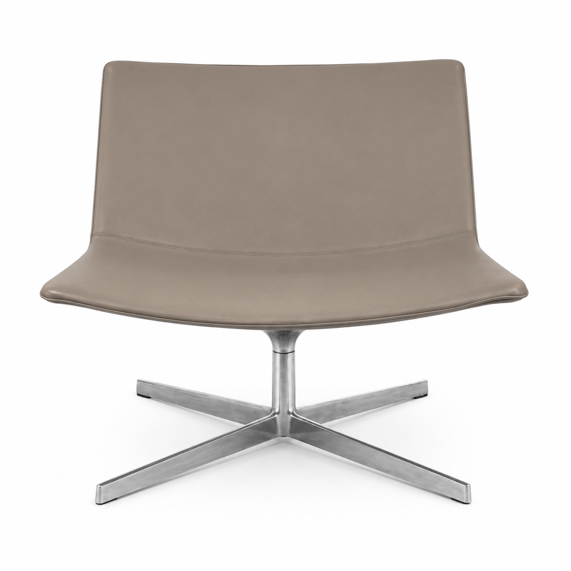 Arper Catifa 80 Lounge Leder greige