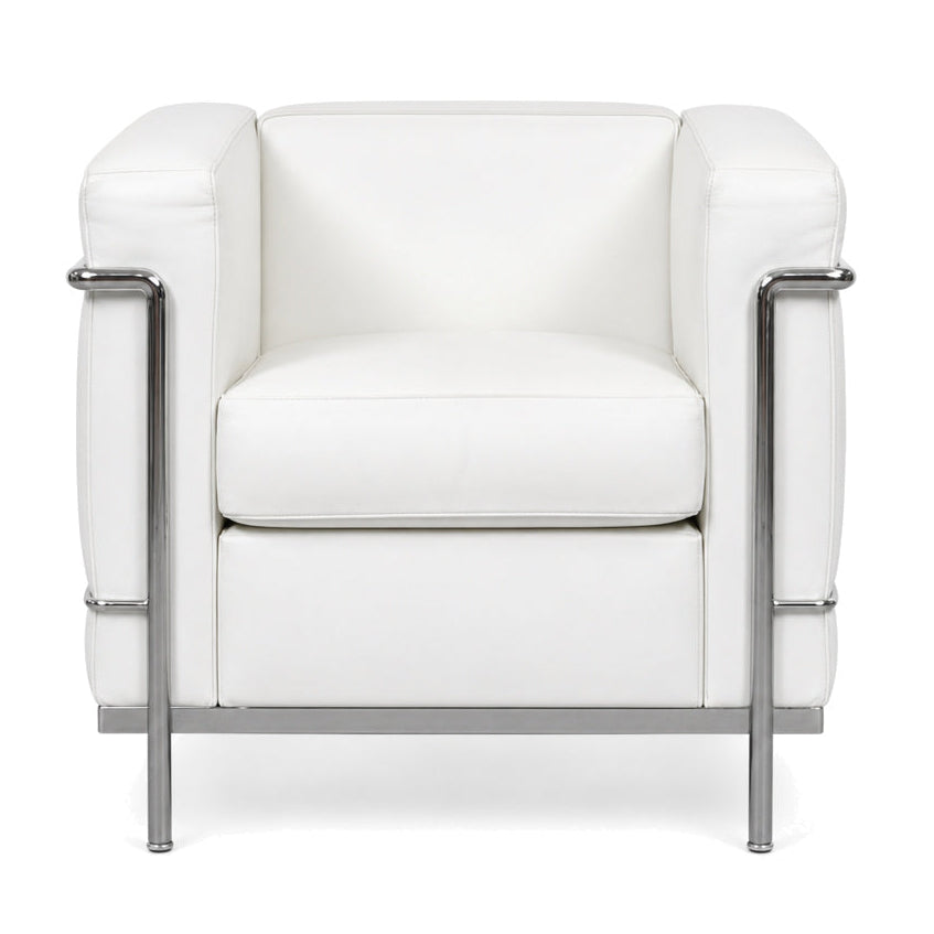 Cassina LC2 Sessel Leder weiß