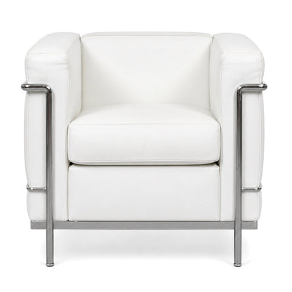 Cassina LC2 Sessel Leder weiß