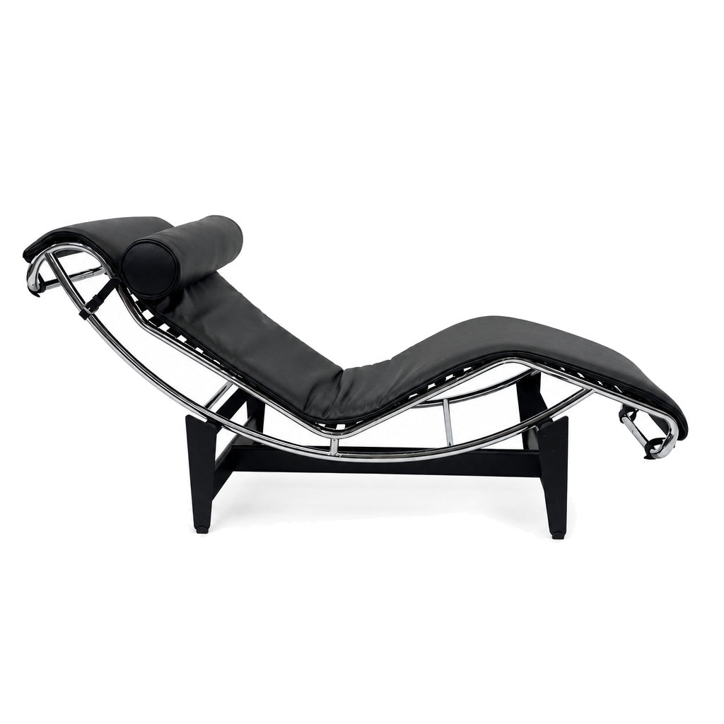Cassina LC4 Chaiselongue Liege Leder schwarz